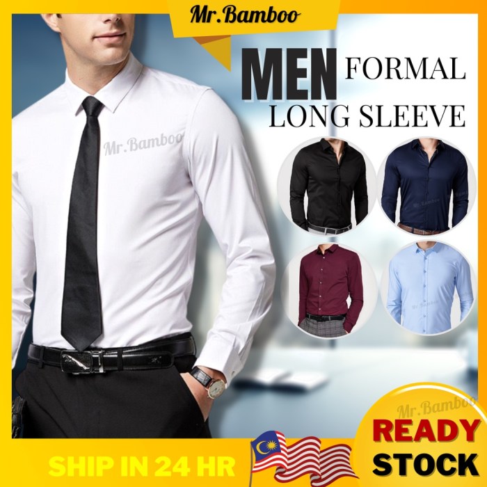 Mens pleated dress shirt