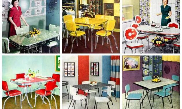 How to decorate small 1950's dinning room