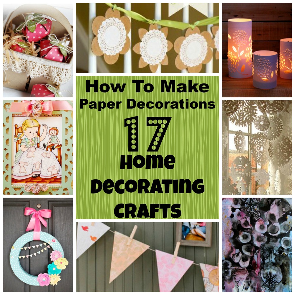 How to make home decoration items with paper