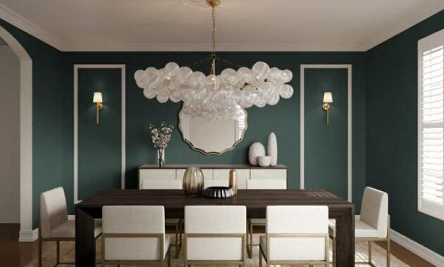 How to decorate wall in dining room