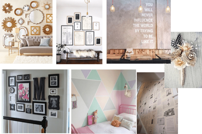 How to decorate room with 3 bare walls