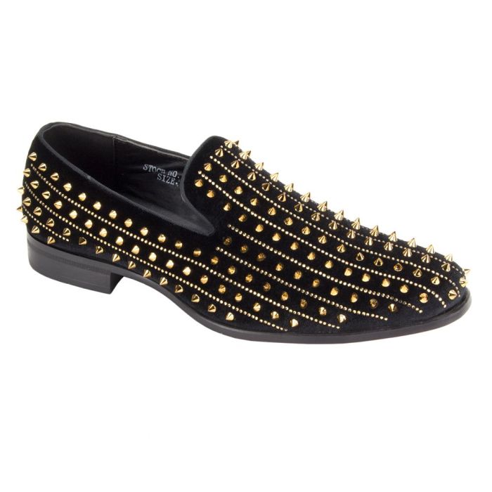 Spiked dress shoes men's