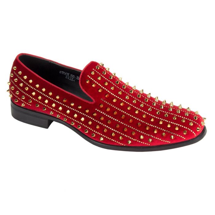 Spiked dress shoes men's