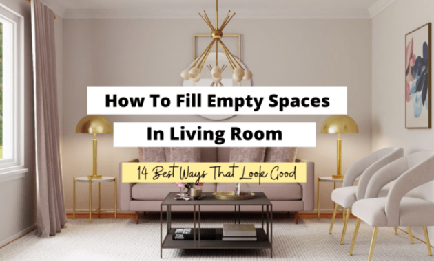 How to decorate an empty room