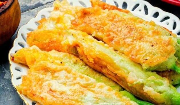 How to cook zucchini flowers italian style