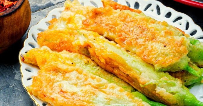 How to cook zucchini flowers italian style