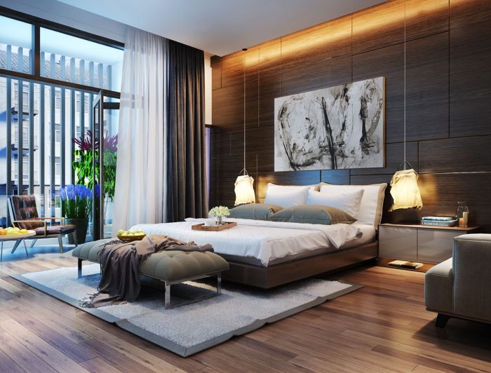 Desain interior tempat tidur